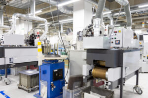 機械と直結型のテンパ炉